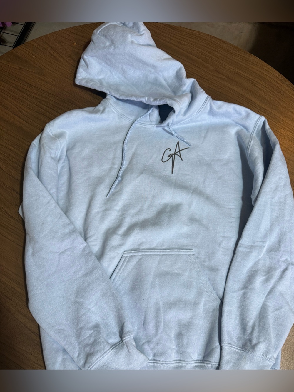 Gracie Abrams “Good Riddance” Concert Hoodie Light Blue Size Small